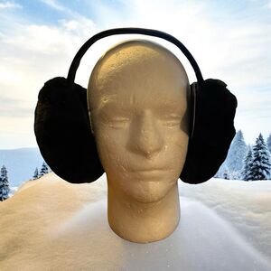 Brook + Bay Ear Muffs Winter Women - One Size, Faux Fur - Black